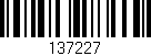 Código de barras (EAN, GTIN, SKU, ISBN): '137227'