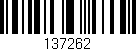 Código de barras (EAN, GTIN, SKU, ISBN): '137262'