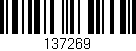 Código de barras (EAN, GTIN, SKU, ISBN): '137269'