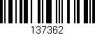 Código de barras (EAN, GTIN, SKU, ISBN): '137362'