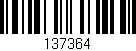 Código de barras (EAN, GTIN, SKU, ISBN): '137364'