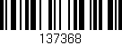 Código de barras (EAN, GTIN, SKU, ISBN): '137368'