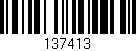 Código de barras (EAN, GTIN, SKU, ISBN): '137413'