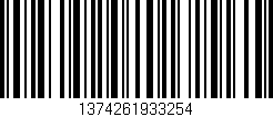 Código de barras (EAN, GTIN, SKU, ISBN): '1374261933254'