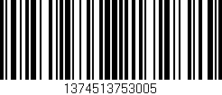Código de barras (EAN, GTIN, SKU, ISBN): '1374513753005'
