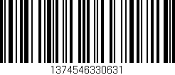 Código de barras (EAN, GTIN, SKU, ISBN): '1374546330631'