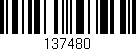 Código de barras (EAN, GTIN, SKU, ISBN): '137480'