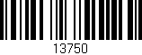 Código de barras (EAN, GTIN, SKU, ISBN): '13750'