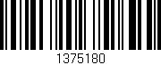 Código de barras (EAN, GTIN, SKU, ISBN): '1375180'
