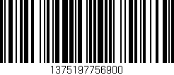 Código de barras (EAN, GTIN, SKU, ISBN): '1375197756900'