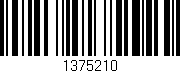 Código de barras (EAN, GTIN, SKU, ISBN): '1375210'