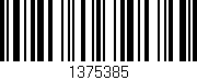 Código de barras (EAN, GTIN, SKU, ISBN): '1375385'