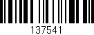 Código de barras (EAN, GTIN, SKU, ISBN): '137541'