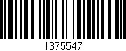 Código de barras (EAN, GTIN, SKU, ISBN): '1375547'