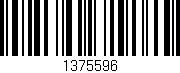Código de barras (EAN, GTIN, SKU, ISBN): '1375596'