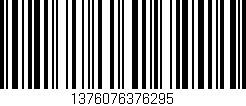 Código de barras (EAN, GTIN, SKU, ISBN): '1376076376295'