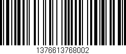 Código de barras (EAN, GTIN, SKU, ISBN): '1376613768002'