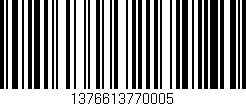 Código de barras (EAN, GTIN, SKU, ISBN): '1376613770005'