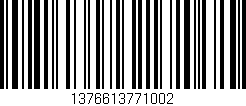 Código de barras (EAN, GTIN, SKU, ISBN): '1376613771002'