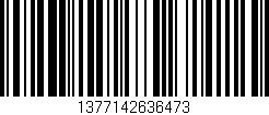 Código de barras (EAN, GTIN, SKU, ISBN): '1377142636473'