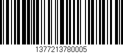 Código de barras (EAN, GTIN, SKU, ISBN): '1377213780005'