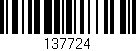 Código de barras (EAN, GTIN, SKU, ISBN): '137724'