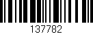 Código de barras (EAN, GTIN, SKU, ISBN): '137782'