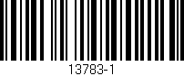 Código de barras (EAN, GTIN, SKU, ISBN): '13783-1'
