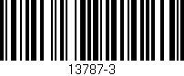 Código de barras (EAN, GTIN, SKU, ISBN): '13787-3'