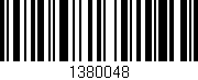 Código de barras (EAN, GTIN, SKU, ISBN): '1380048'