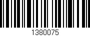 Código de barras (EAN, GTIN, SKU, ISBN): '1380075'