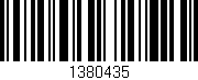 Código de barras (EAN, GTIN, SKU, ISBN): '1380435'