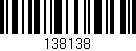 Código de barras (EAN, GTIN, SKU, ISBN): '138138'