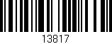 Código de barras (EAN, GTIN, SKU, ISBN): '13817'