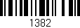 Código de barras (EAN, GTIN, SKU, ISBN): '1382'