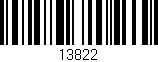 Código de barras (EAN, GTIN, SKU, ISBN): '13822'