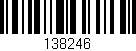 Código de barras (EAN, GTIN, SKU, ISBN): '138246'