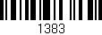 Código de barras (EAN, GTIN, SKU, ISBN): '1383'