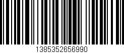 Código de barras (EAN, GTIN, SKU, ISBN): '1385352656990'