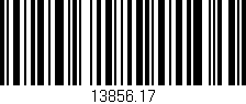 Código de barras (EAN, GTIN, SKU, ISBN): '13856.17'