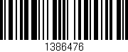 Código de barras (EAN, GTIN, SKU, ISBN): '1386476'