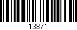 Código de barras (EAN, GTIN, SKU, ISBN): '13871'