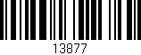 Código de barras (EAN, GTIN, SKU, ISBN): '13877'
