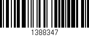 Código de barras (EAN, GTIN, SKU, ISBN): '1388347'