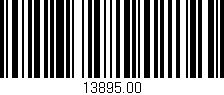 Código de barras (EAN, GTIN, SKU, ISBN): '13895.00'