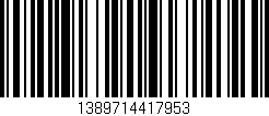 Código de barras (EAN, GTIN, SKU, ISBN): '1389714417953'