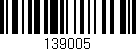 Código de barras (EAN, GTIN, SKU, ISBN): '139005'