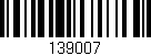 Código de barras (EAN, GTIN, SKU, ISBN): '139007'