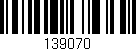 Código de barras (EAN, GTIN, SKU, ISBN): '139070'