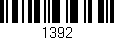 Código de barras (EAN, GTIN, SKU, ISBN): '1392'